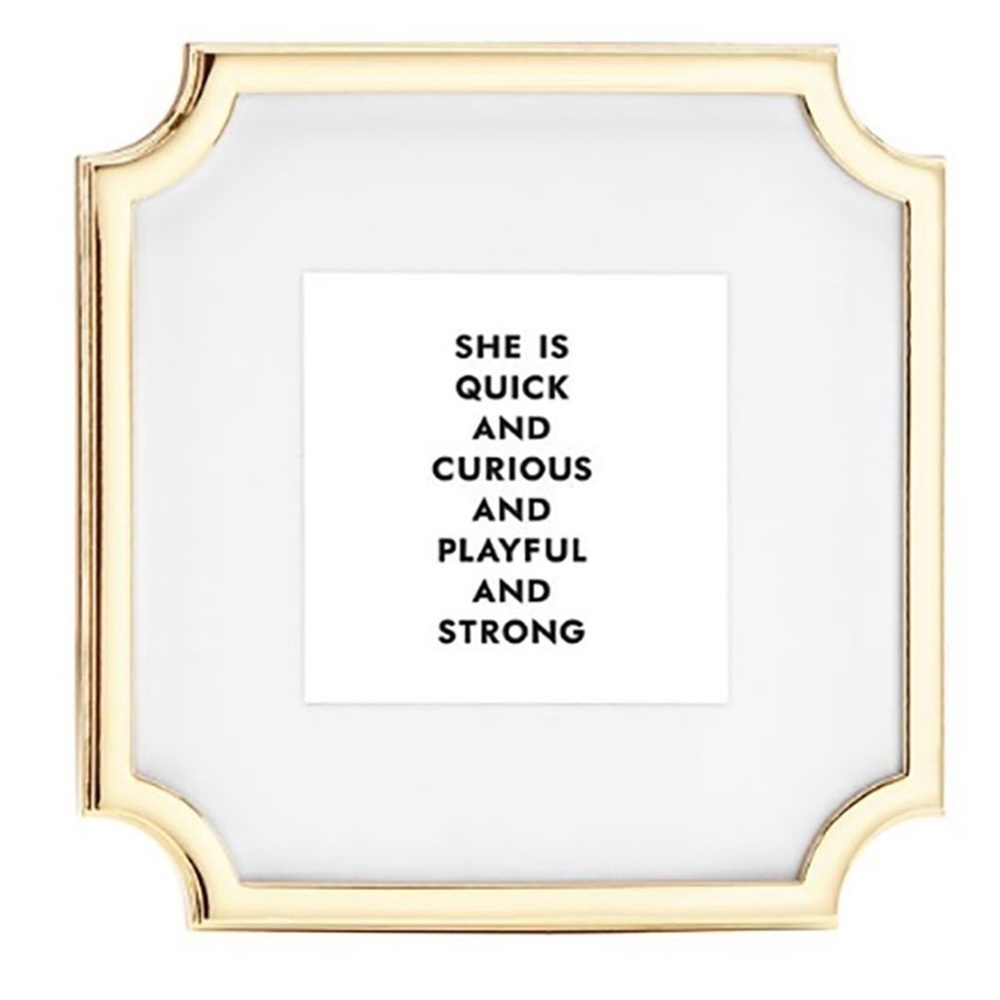 New Kate spade Sullivan Street 3 X 3 rose Gold Frame